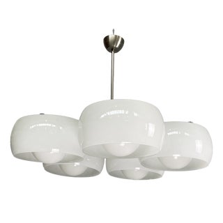 Mid-Century Modern Italian Pentaclinio Pendant Light attributed to Magistretti for Artemide, 1970s For Sale