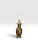 Elegant vintage polished brass table lamp featuring a substantial urn-form body with a beautifully reflective golden...