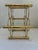 Mid-Century Modern Vintage Brass Mid-Century Modern Faux Bamboo Wine Rack For Sale - Image 3 of 9