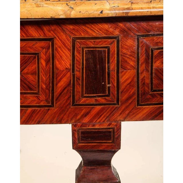 18th Century Italian Marquetry Console Table For Sale - Image 5 of 10