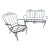 Vintage Wrought Iron Outdoor Patio Furniture For Sale