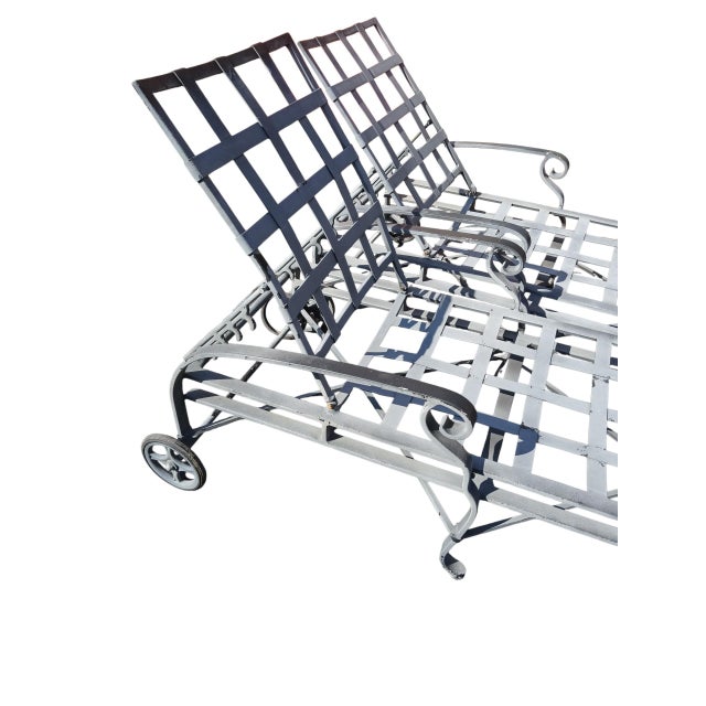 Metal 1990s Elevate Your Outdoor Living Space With a Pair of Iconic Brown Jordan Florentine Lounge Chairs. For Sale - Image 7 of 7