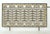 Mid 20th Century Pair of European Hollywood Regency Wrought Iron & Brass Grills For Sale - Image 10 of 10