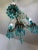 Turquoise Petite Spanish Frame Chandelier by Karen Curtis For Sale - Image 10 of 12