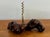 French Vintage Vineyard Grape Vine Wood Corkscrew Wine Bottle Opener For Sale - Image 3 of 3