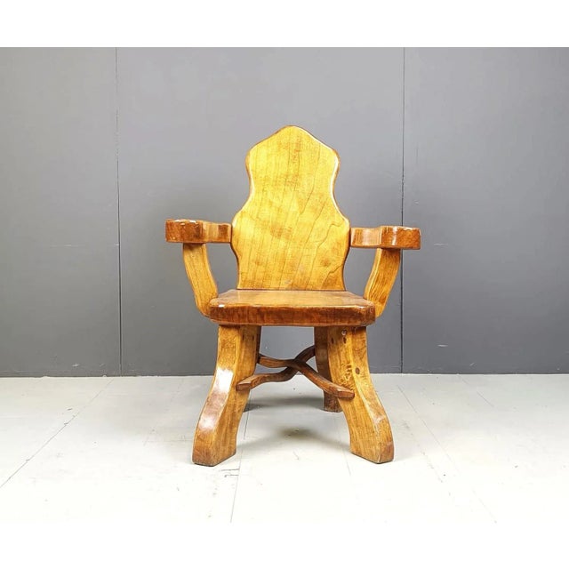 Vintage Brutalist Armchair, 1960s For Sale - Image 11 of 13