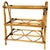 Goldenrod Rattan and Glass Shelf in the style of Rohe Noordwolde, 1950s For Sale - Image 8 of 9