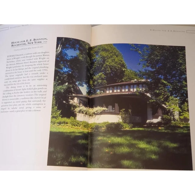 Mid-Century Modern Essential Frank Lloyd Wright Vintage Hardcover Book For Sale - Image 3 of 11