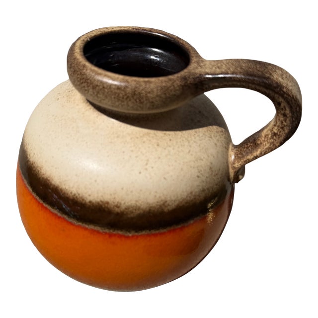 West German Scheurich Pottery Vase For Sale