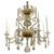 18th Century 18th Century Italian Blown Glass Rococo Chandelier For Sale - Image 5 of 5