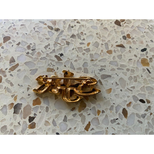 Vintage St John Knits Gold Toned Hat Pin or Brooch