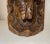 Large Antique Hand Carved Wood Folk Art Religious Jesus Christ Sculpture Bust For Sale - Image 12 of 13
