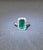 3.42 Ct Natural Zambian Emerald & Diamond Ring Size 6.5 For Sale - Image 4 of 9