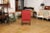 Red 19th Century French Louis XIII Style Walnut Fauteuil with Os de Mouton Base For Sale - Image 8 of 12