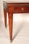Brown Louis XVI Style Brass Mounted Mahogany Desk With Tooled Leather Top For Sale - Image 8 of 13