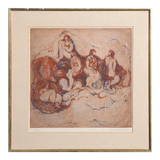 Group, Lindenmayer Etching For Sale