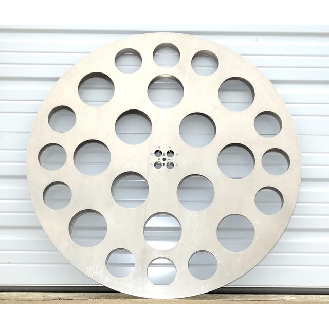 35mm Cinema Projection Reel. Large 42 InchWall Sculpture For Sale - Image 11 of 11