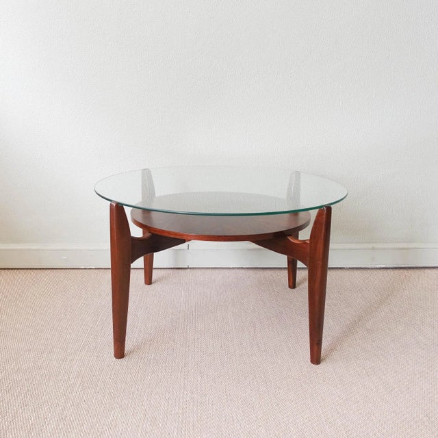 Round Coffee Table attributed to Wilhelm Renz, 1960s For Sale - Image 12 of 12