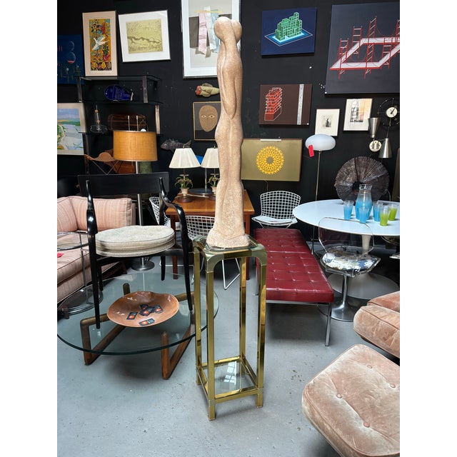Master Craft 2 Tone Brass Pedestal For Sale - Image 11 of 11
