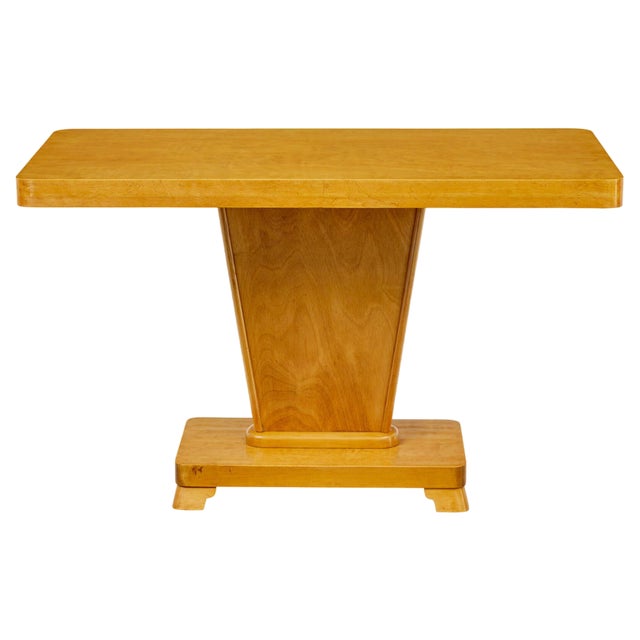 Mid-Century Swedish Birch Coffee Table, 1950s For Sale