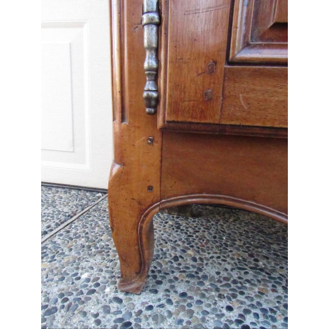 Antique French Walnut Buffet or Console Cabinet For Sale - Image 12 of 18