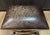 Metal Leather Ottoman by Ethan Allen For Sale - Image 7 of 9