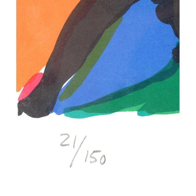 Gorm Eriksen, Composition, 21/150, Screen Print For Sale - Image 3 of 5
