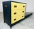 1960s Renzo Rutili Style Yellow and Black Campaign Chest of Drawers With Low Bench For Sale - Image 5 of 10