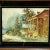 Antique Oil Print with Bear Hunt Scene After Heinrich Buerkel, 19th Century For Sale - Image 4 of 8