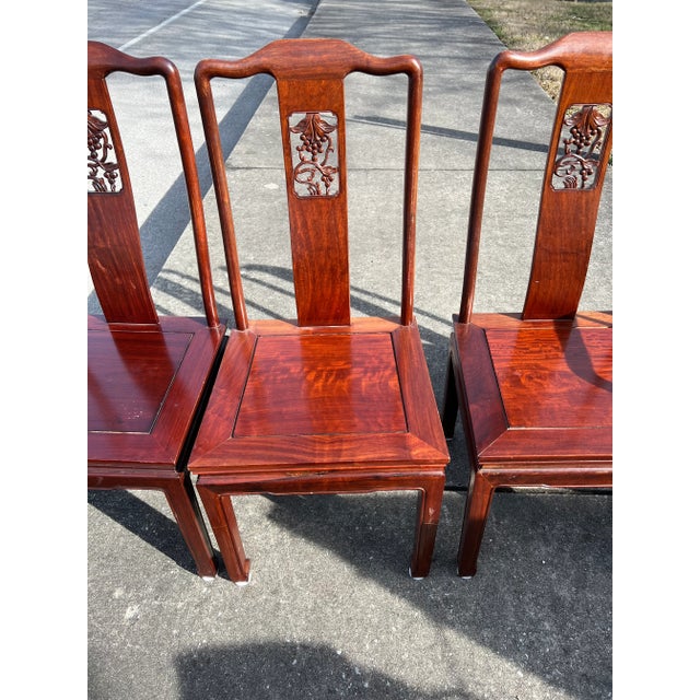 1970s Rosewood Chairs - Set of 4 For Sale - Image 4 of 8