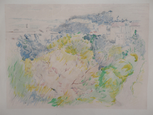 After Berthe Morisot, Nice, the Château de Cimiez, 1946, Lithograph