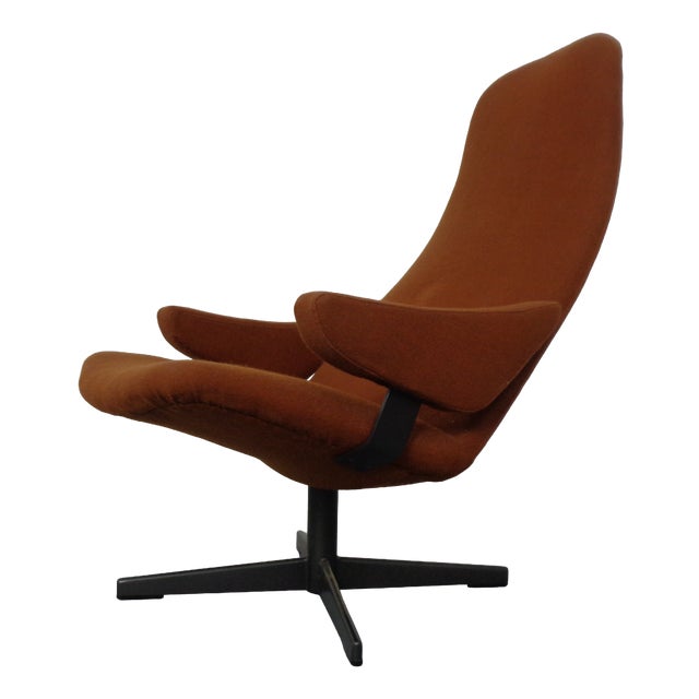 Contourett Roto Swivel Chair by Alf Svensson for Dux, Sweden, 1960s For Sale