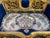 A refined late 20th-century French Louis XVI–style settee, beautifully combining a carved beechwood frame, luminous gilded...
