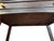 Slate Gray Vintage Distressed Writing Table With Single Drawer & Ceramic Knobs For Sale - Image 8 of 11