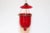 Persian Red Pendant Glass Lantern For Sale - Image 4 of 7