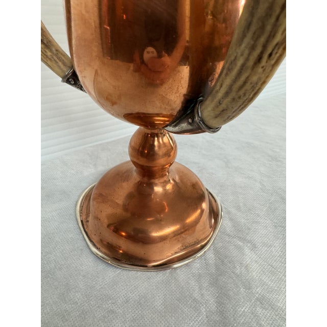 Metal Antique Sterling + Copper Loving Cup Vase For Sale - Image 7 of 12