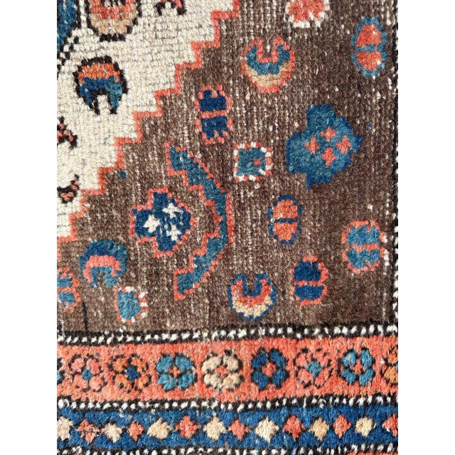 Very pretty antique north western rug with nice decorative and stylized design and beautiful natural colours, entirely...