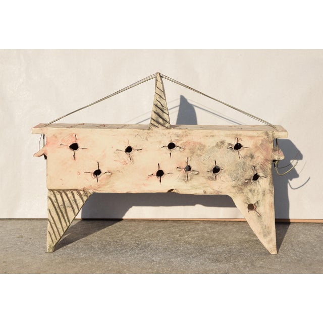 Urmas Puhkan, Abstract Object (Musical Instrument), 2000, Ceramic & Metal For Sale - Image 17 of 17