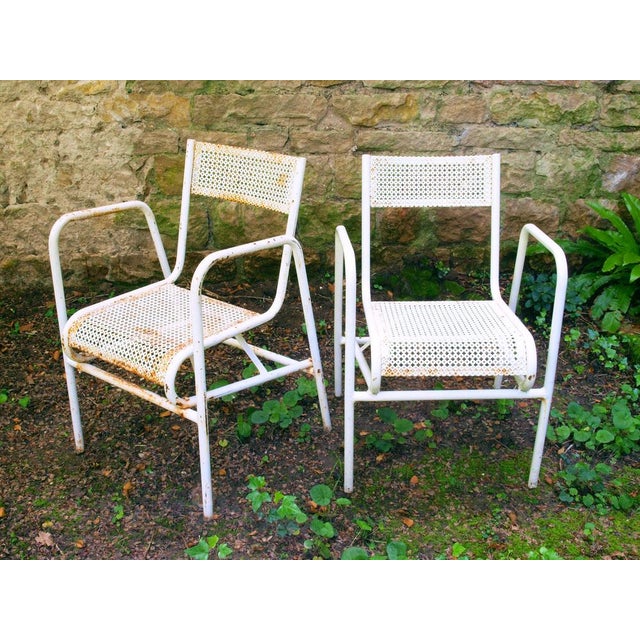 Steel Garden Furniture, 1950s, Set of 7 For Sale - Image 14 of 18