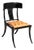 Klismos Black Chair from Pescetta For Sale