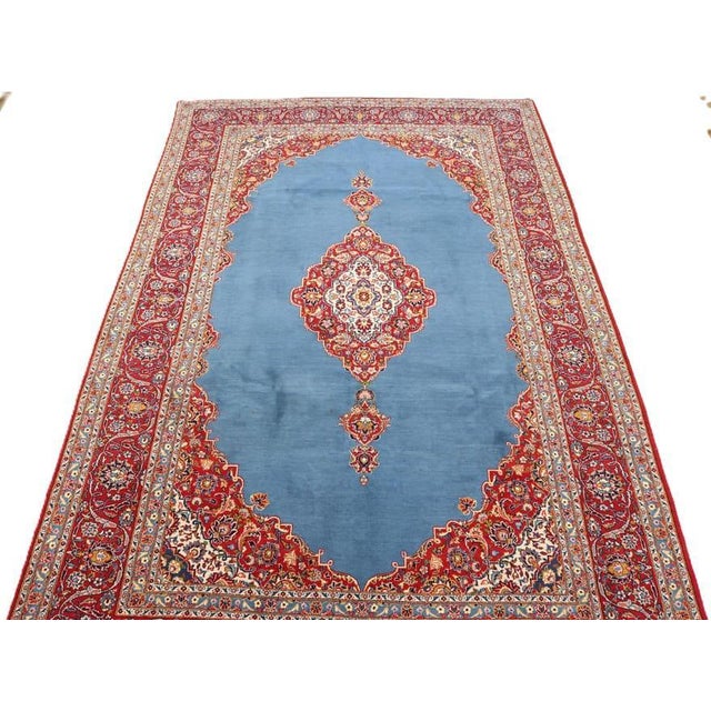 Middle Eastern Rug in Wool For Sale - Image 4 of 6