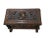 Brown Antique French Walnut Carved Box For Sale - Image 8 of 8