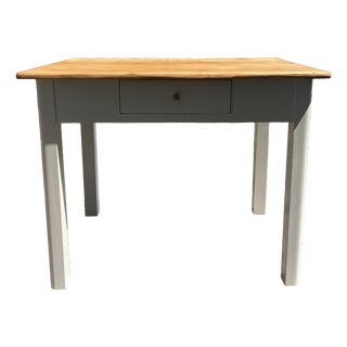 Antique Fir Cream Table, 1890s For Sale