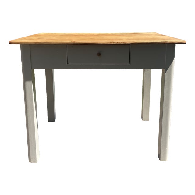 Antique Fir Cream Table, 1890s For Sale