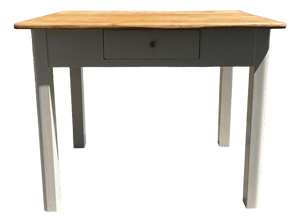 Antique Fir Cream Table, 1890s