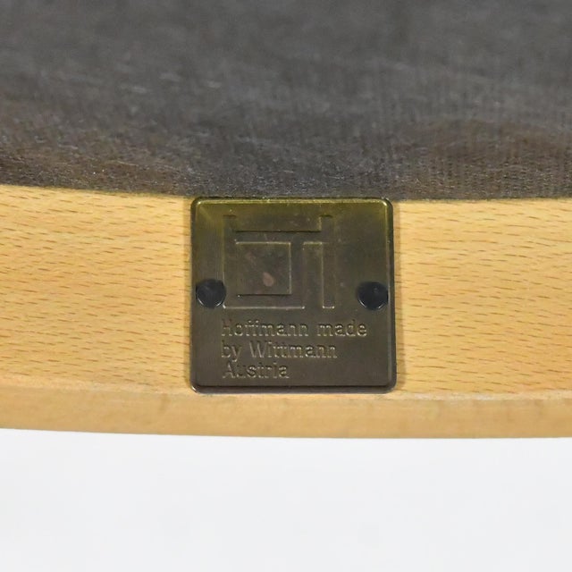1980s Josef Hoffman Fledermaus Chair by Wittmann For Sale - Image 11 of 12