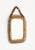 1960s Mid-Century Modern Squared Wall Mirror in Rattan and Bamboo by Franco Albini, 1960s For Sale - Image 5 of 10