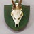 Antique Black Forest Red Deer Trophy on Green Plaque - Salem Germany 1900 For Sale - Image 4 of 6