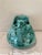 Studio Art Pottery Pitcher Turquoise Crystalline Glaze Signed HKS c.1960s For Sale - Image 11 of 12