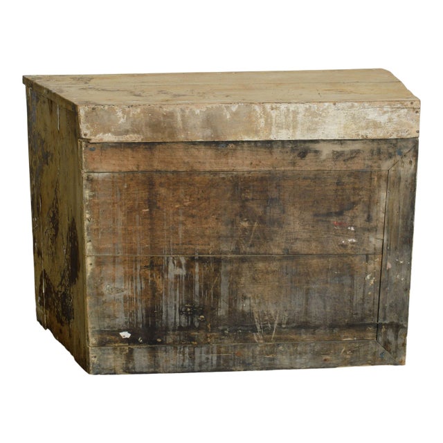 Early 20th Century Vintage French Petit Wood Cabinet For Sale In Los Angeles - Image 6 of 6